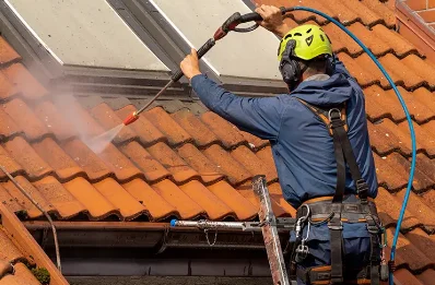 Démoussage et hydrofuge de toiture à Volon